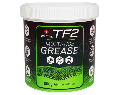 Мастило для підшипників Weldtite 03138 TF2 MULTI-USE GREASE, синтетична, 500 грам