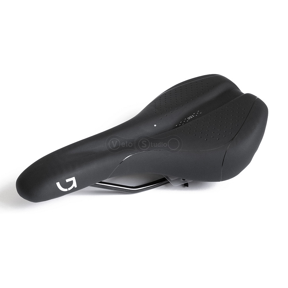 Седло Green Cycle Active Air 270 х 150 мм, стальные рейлы, черное