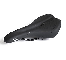 Седло Green Cycle Active Air 270 х 150 мм, стальные рейлы, черное