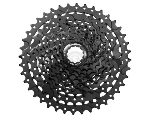 Касета SUN RACE MTB M980 9 швидкостей 11-40T ED Black