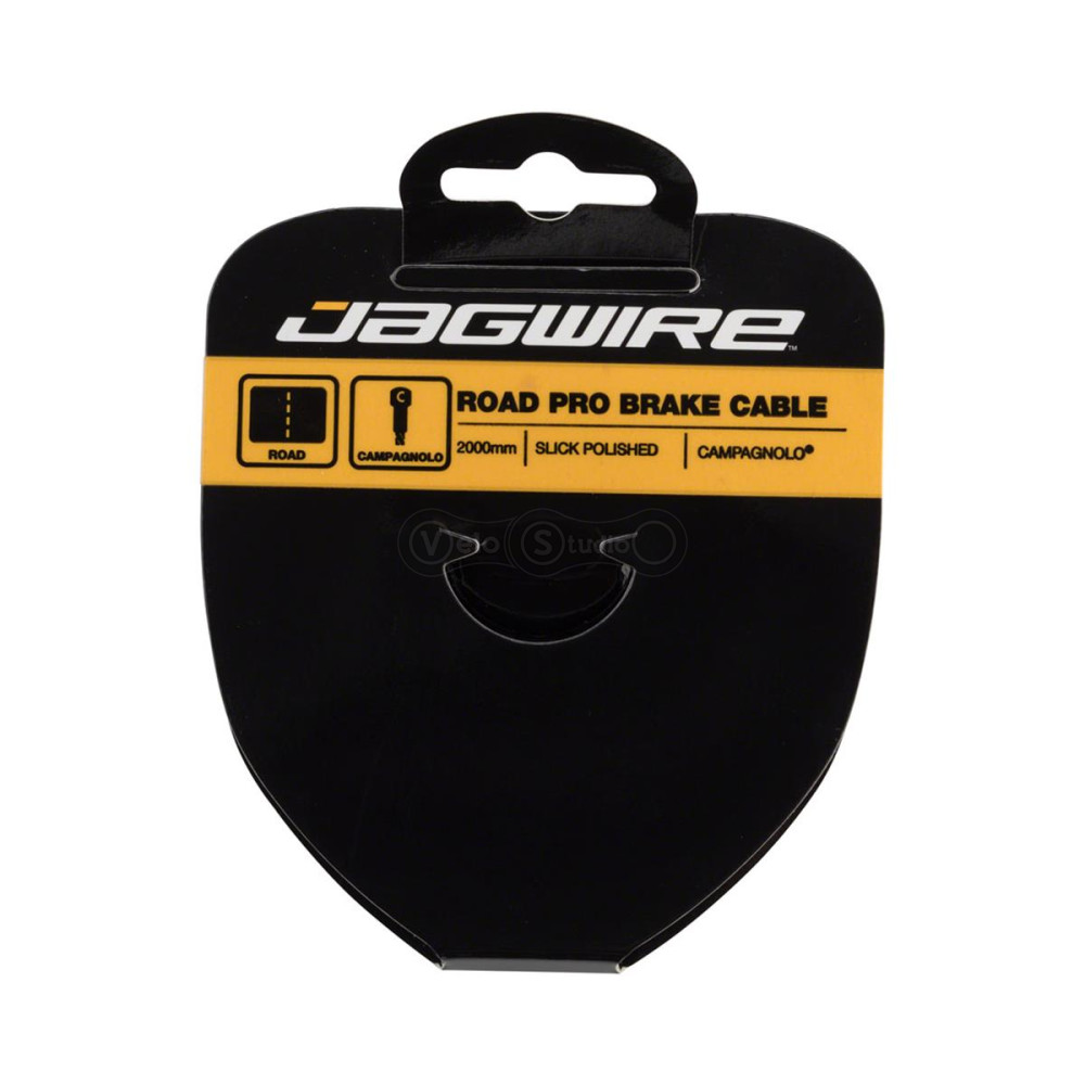 Трос тормоза JAGWIRE Road Pro 93PS2000 шлифованная нержавейка 1.5х2000мм - Campagnolo
