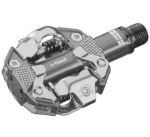 Контактные педали Look X-TRACK алюминий, ось chromoly 9/16, серый металлик