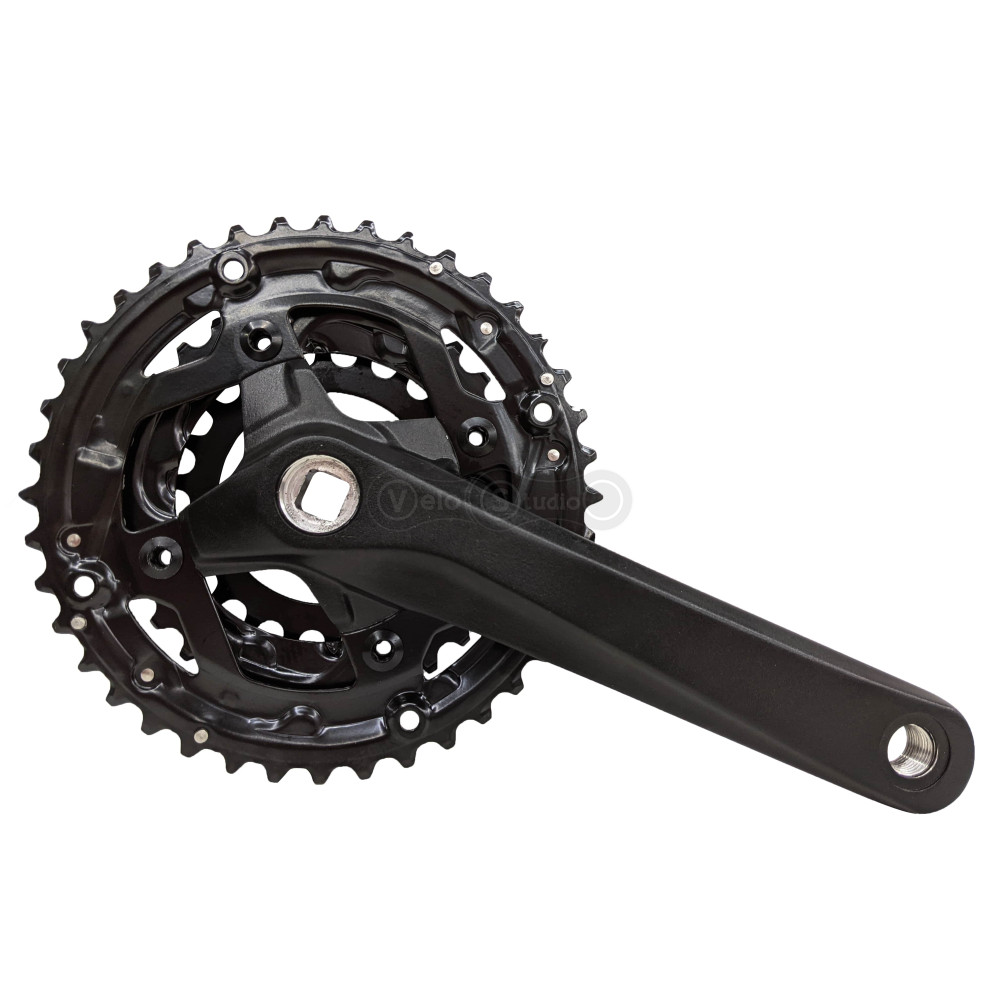Шатуны PROWHEEL SUOLO-901 (9S) 175 мм, 22/30/40T чёрные