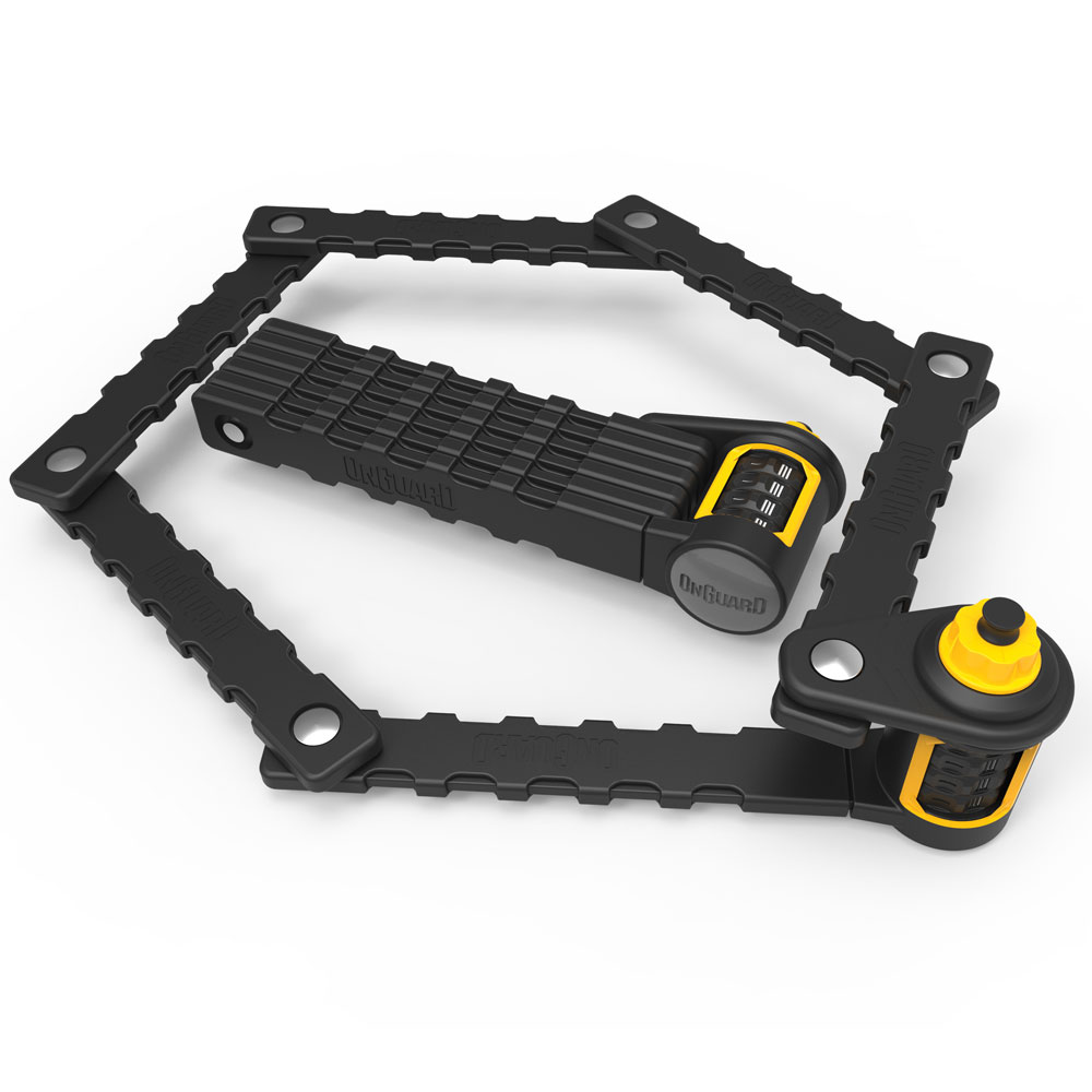 Замок складной Onguard K9 Heavy Duty Combo, 75см, кодовый на 4 цифры, держатель на раму