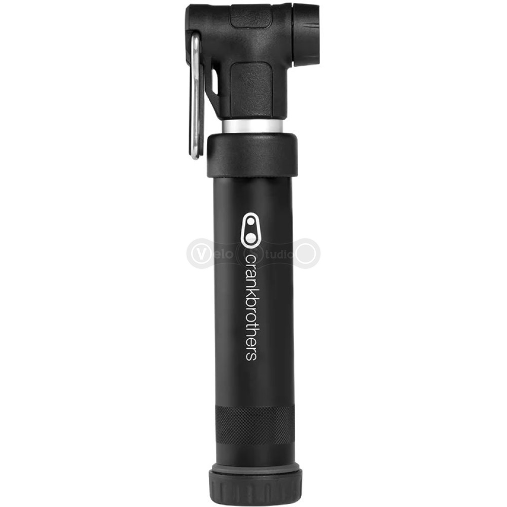 Ручной насос Crankbrothers GEM S, алюминиевый, 100+ psi / 7+ bar, черный