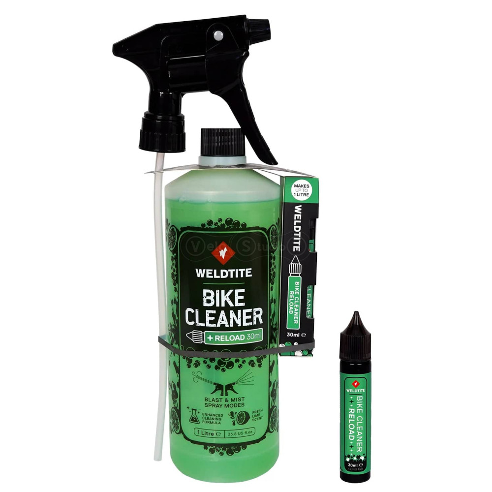 Шампунь для велосипеда Weldtite 03128 BIKE CLEANER, лайм 1л + концентрат 30мл