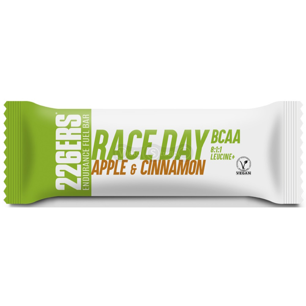 Батончик 226ERS Race Day Energy BCAA яблоко/корица 40г