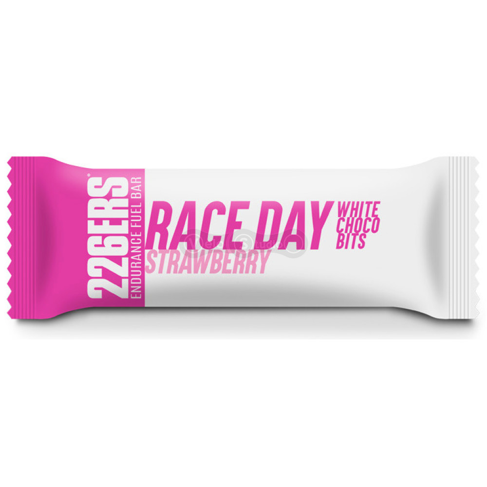 Батончик 226ERS Race Day Choco bits Energy белый шоколад/клубника 40г