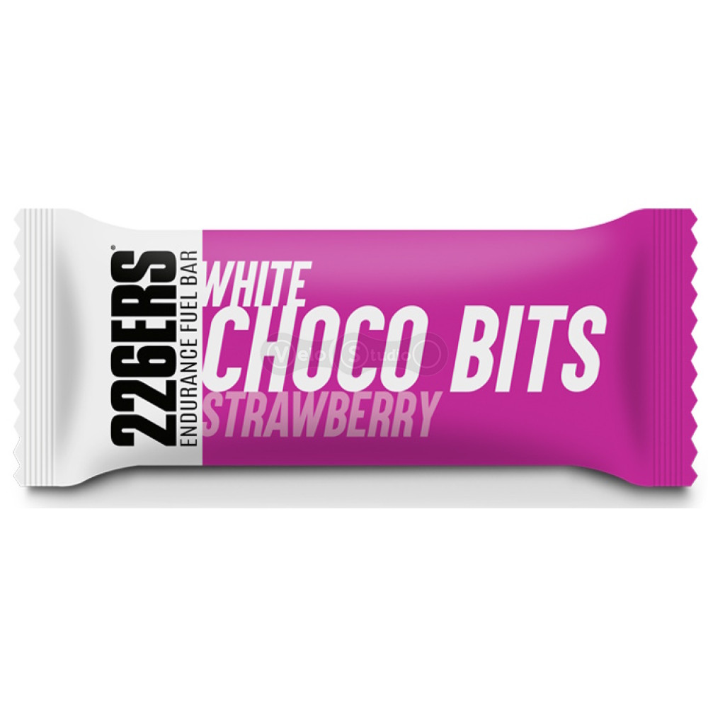 Батончик 226ERS Endurance Fuel Choco bits Energy белый шоколад/клубника 60г