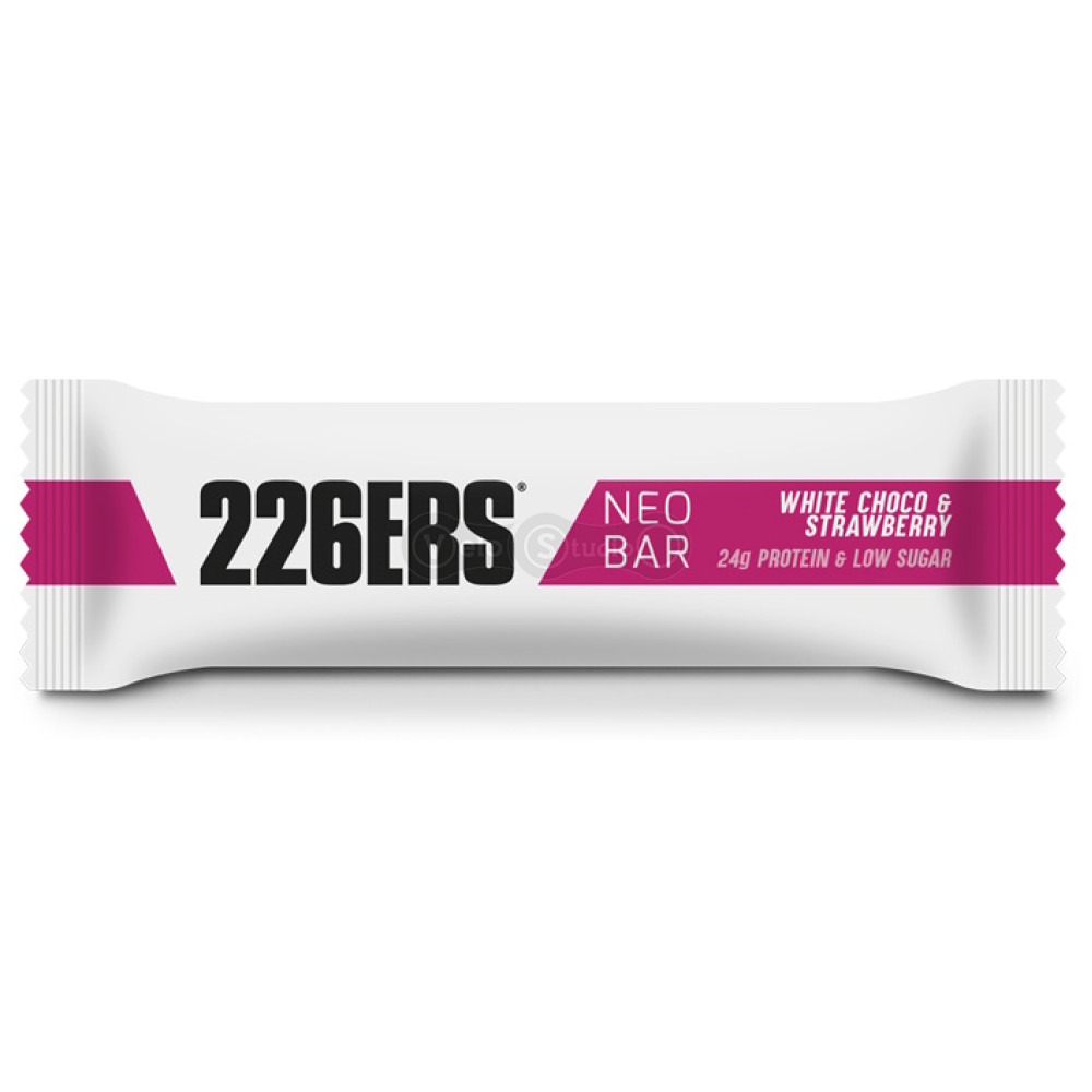 Батончик 226ERS Neo Protein білий шоколад/полуниця 50г