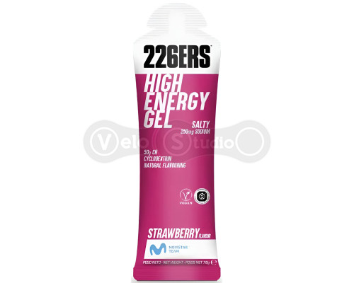 Энергетический гель 226ERS High Energy соленая Клубника 76г