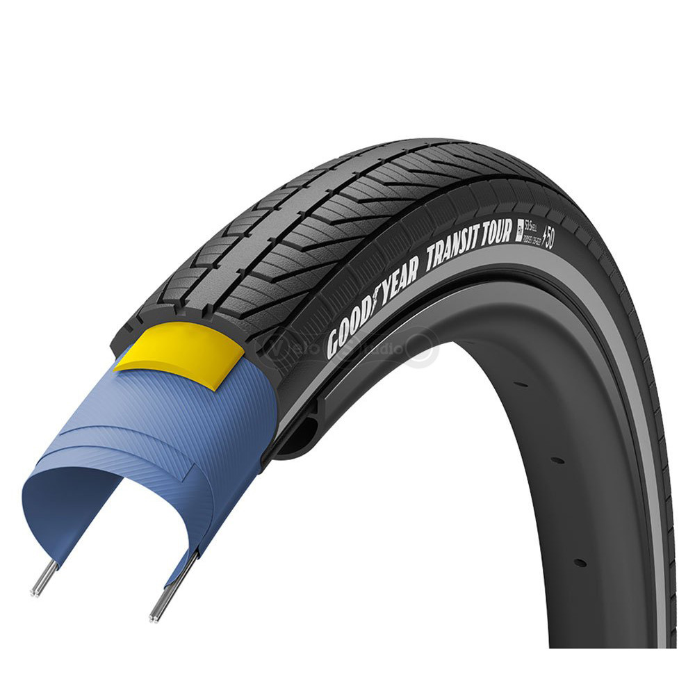 Покришка 27.5x2.00 (50-584) GoodYear TRANSIT Tour S3:Shell