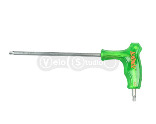 Ключ Ice Toolz 7T30 двухсторонний T-30, зеленый