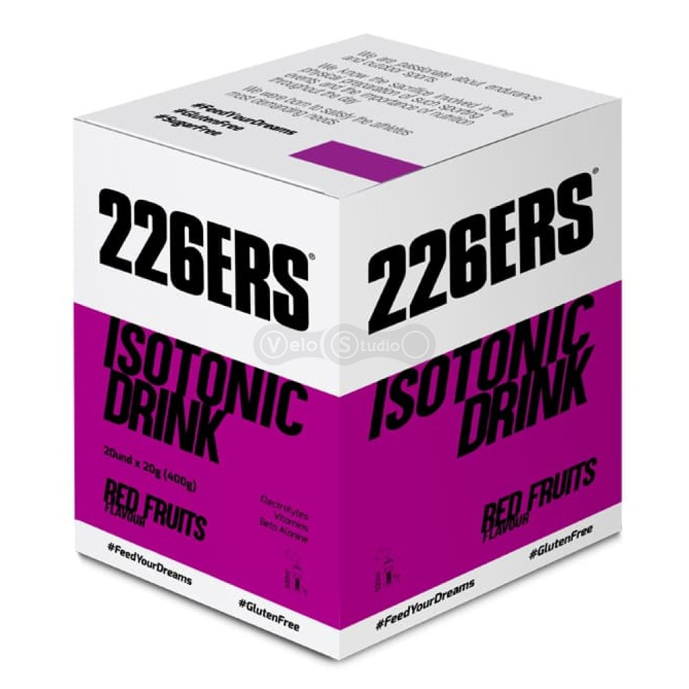 Напиток 226ERS Isotonic Drink красные фрукты 20г 20шт/упаковка 400г