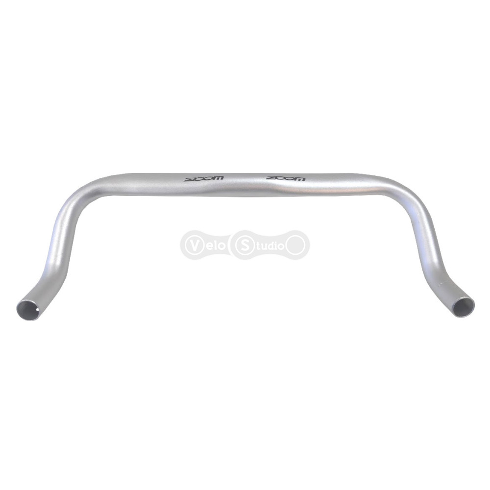 Руль ZOOM DR-AL-149BTFOV fixed-gear 420x31.8мм алюмин. silver