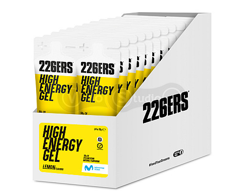 Гель 226ERS High Energy 50г вуглеводів лимон 76г 24шт/упаковка 1824г