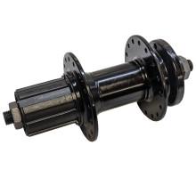 Втулка задня Quando KT-CU8R 135x10 QR, 36H, 11S, 6 болтів, чорна