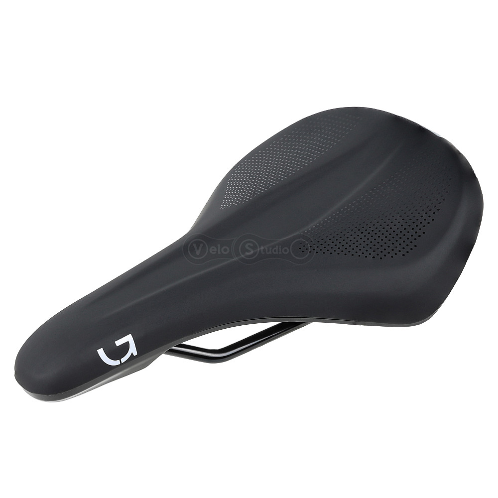 Сідло Green Cycle Comfort Foam 261 х 162 мм, сталеві рейли, чорне
