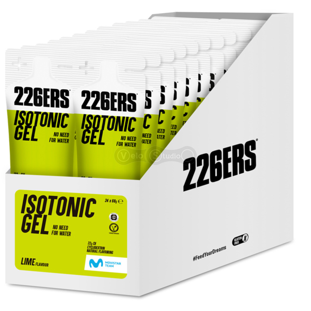 Гель 226ERS Isotonic Energy 22г углеводов лайм 68г 24шт/упаковка 1632г