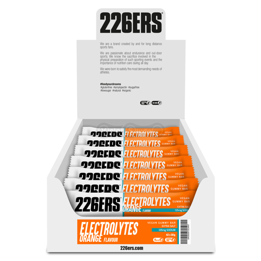 Желе 226ERS Vegan Gummy Electrolytes апельсин 30г 42шт/уп 1260г