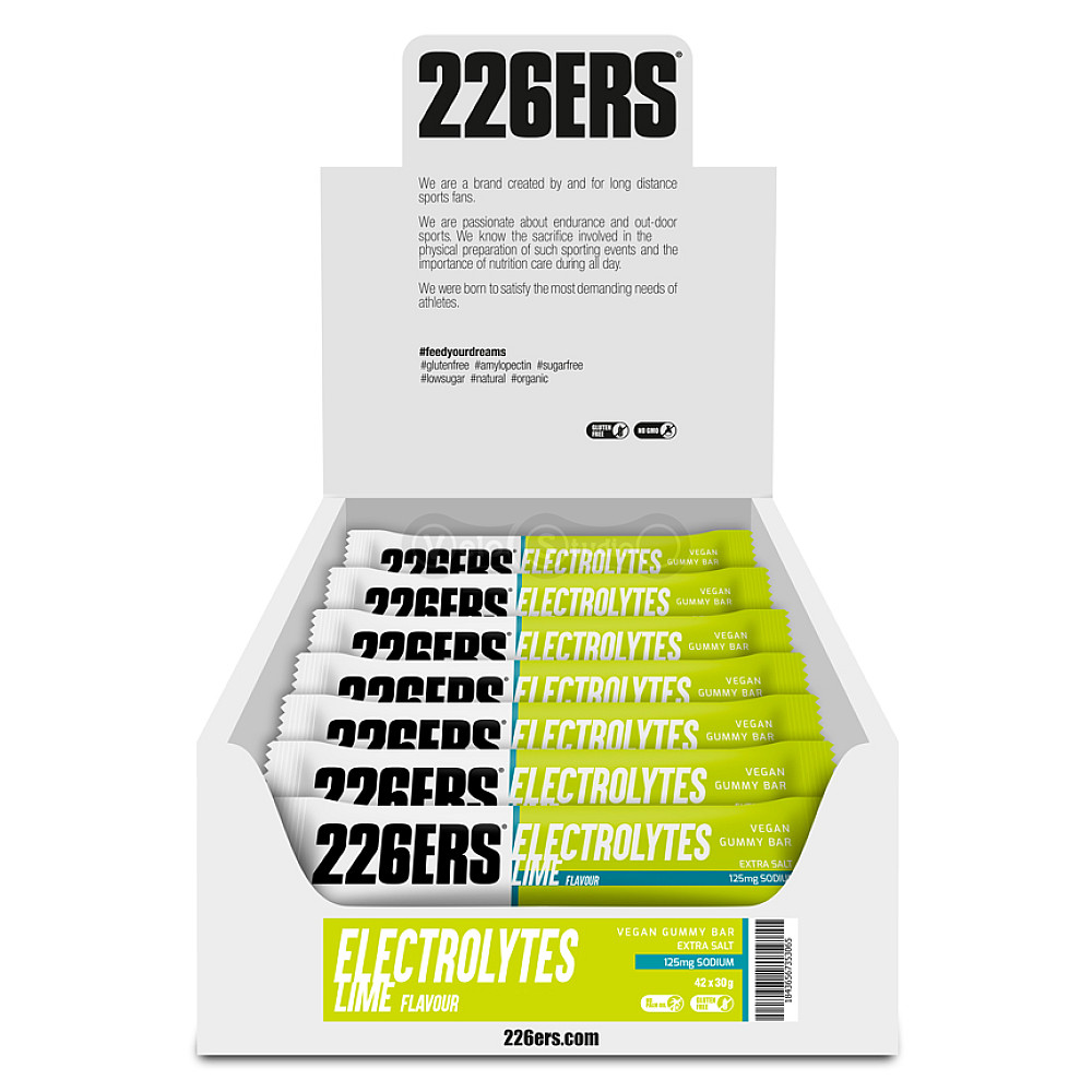Желе 226ERS Vegan Gummy Electrolytes лайм 30г 42шт/уп 1260г