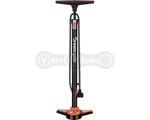 Насос для підлоги Green Cycle GPF-005 сталевий корпус, з манометром, 160 psi
