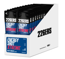 Гель 226ERS Energy Shot XTREM 250мг кофеина синяя энергия 60г 24шт/упаковка 1440г