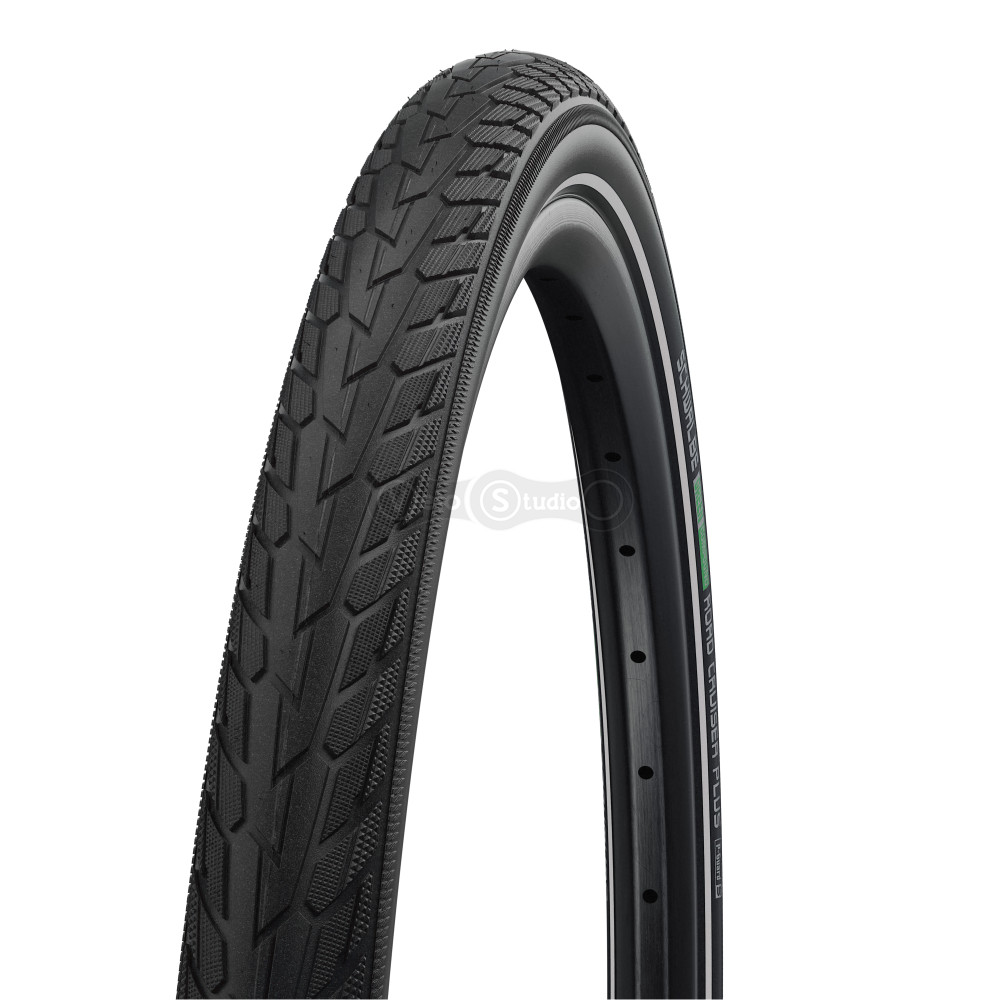 Покришка 26x1.75 (47-559) Schwalbe ROAD CRUISER PLUS PunctureGuard, TwinSkin B/B+RT HS484 GREEN 50EPI
