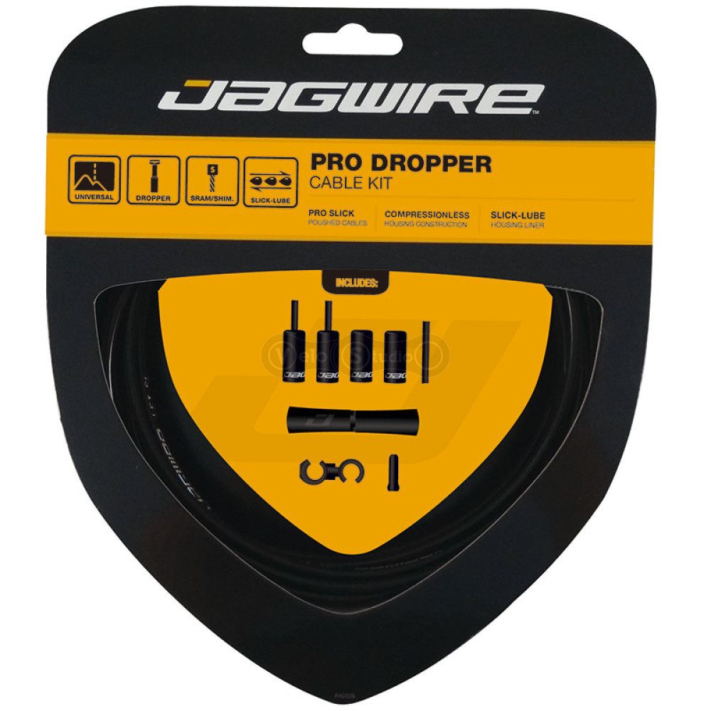 Комплект JAGWIRE Pro Dropper Kit PCK601 для підсідельних штирів з дроппером, black