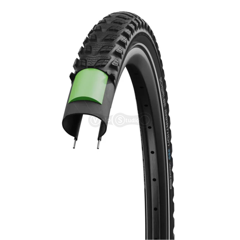 Вело покрышка 28x2.00 Schwalbe MARATHON 365 Perf, GreenGuard, TwinSkin B/B+RT HS475