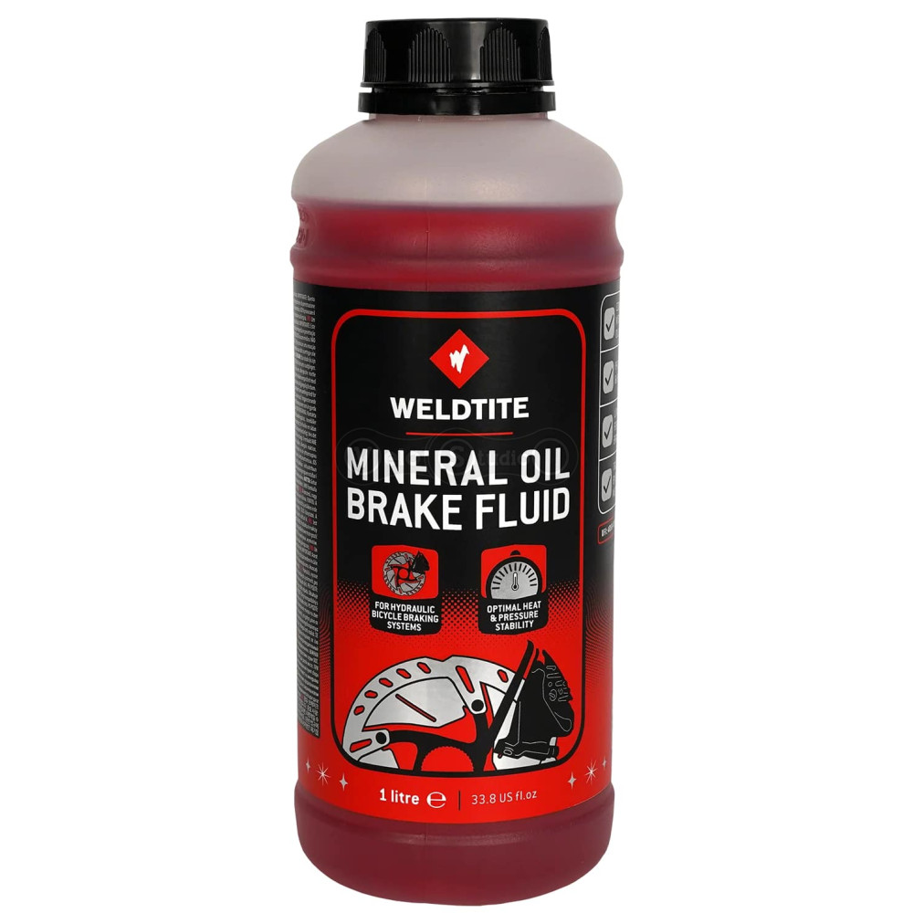 Минеральное масло Weldtite 03139 X MINERAL OIL BRAKE FLUID, для тормозных систем 1литр