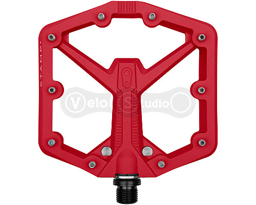 Педали Crankbrothers STAMP 1 (GEN. 2), размер L (43-49 eu), красные