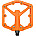Педалі Crankbrothers STAMP 1 (GEN. 2), розмір S (37-43 eu), оранжеві