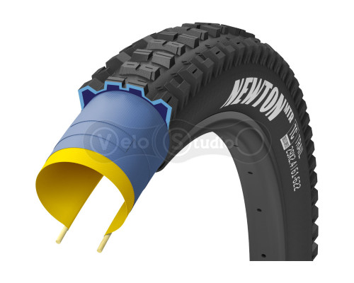 Покришка 29x2.4 (61-622) GoodYear MTR tubeless complete, folding, black, 120tpi
