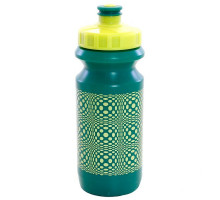 Фляга 0,6 Green Cycle DOT с большим соском, green nipple/ yellow cap/ green bottle