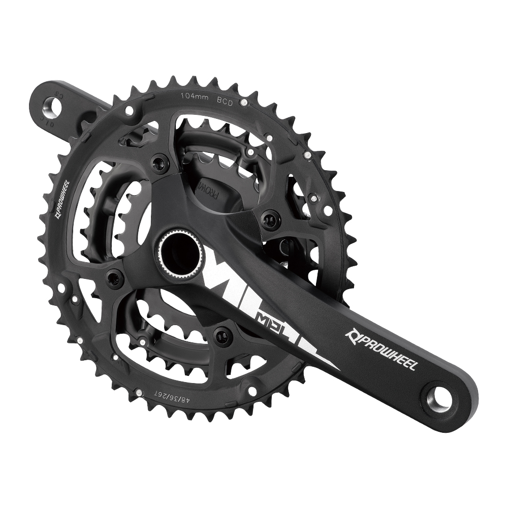Шатуны ProWheel MPL-751-TT (9S) 170mm, 48/36/26T black