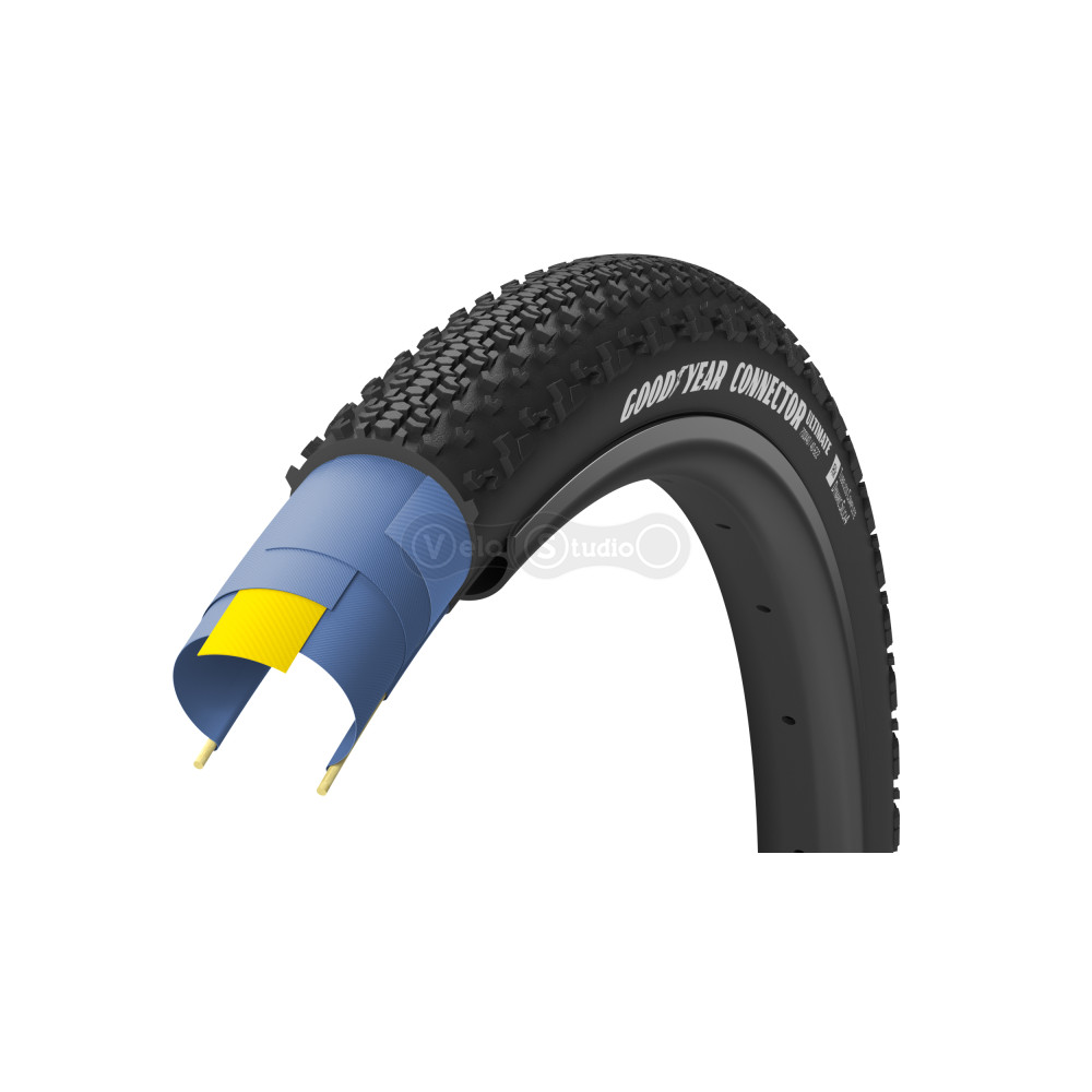 Покришка 700x45 (45-622) GoodYear Connector Tubeless Ready Folding Black, 60tpi