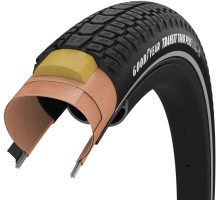 Покришка 700x50 (50-622) GoodYear Transit Tour Plus S5: Protection, Wire, Black + reflective strips, 60tpi