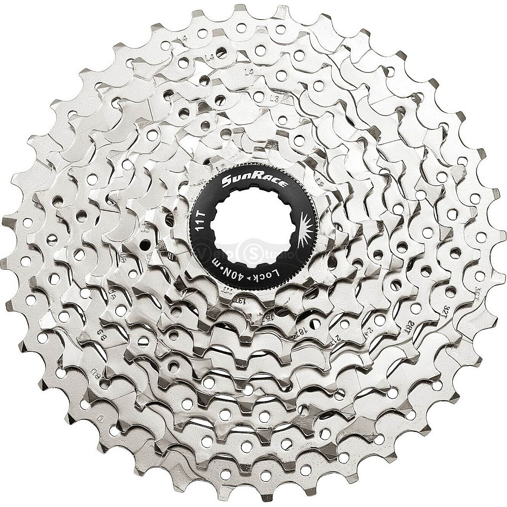 Касета SUN RACE MTB M980 9 швидкостей T 11-40T Nickel