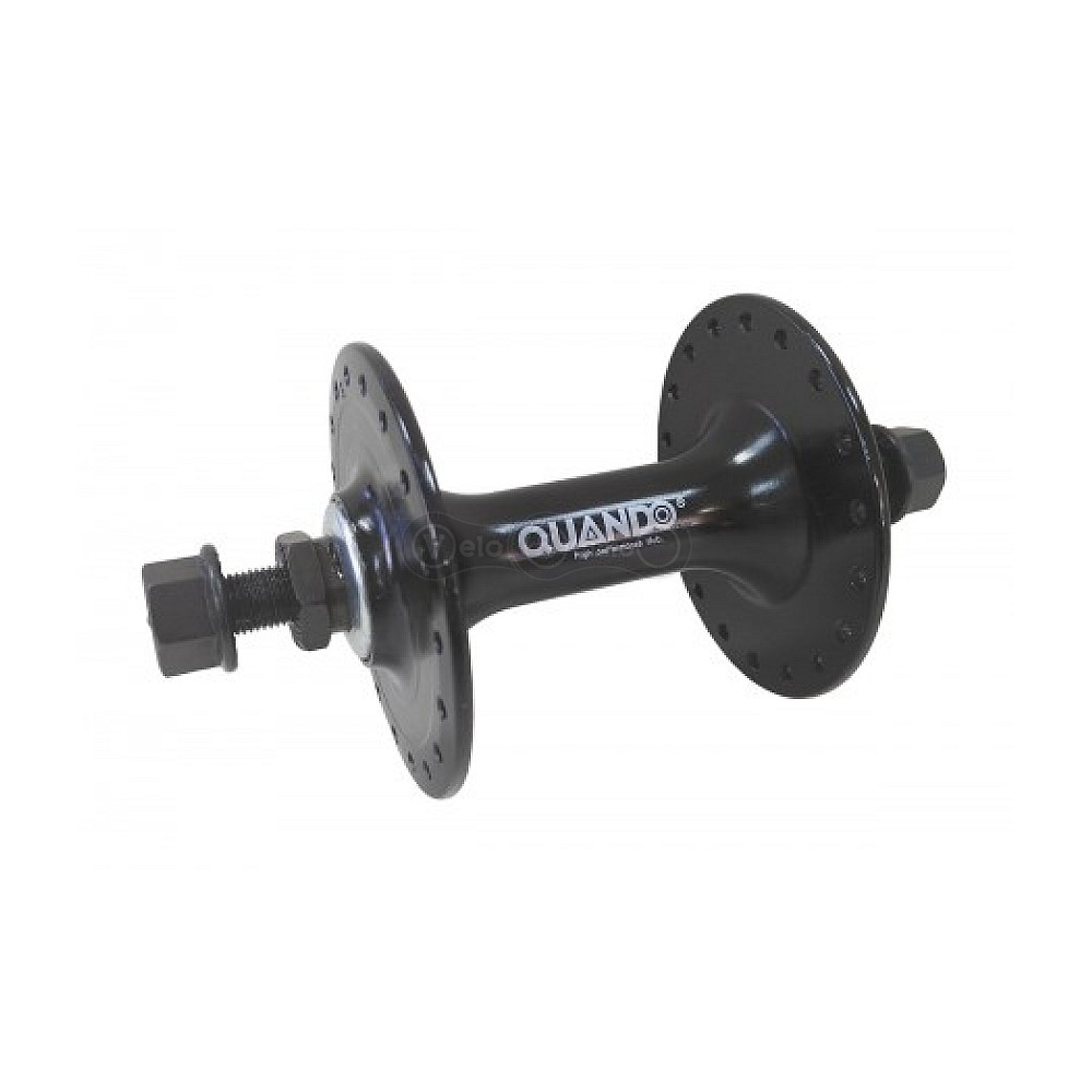 Втулка передняя Quando KT 32H дл. оси 140mm, O.L.D=100mm для фикс черная