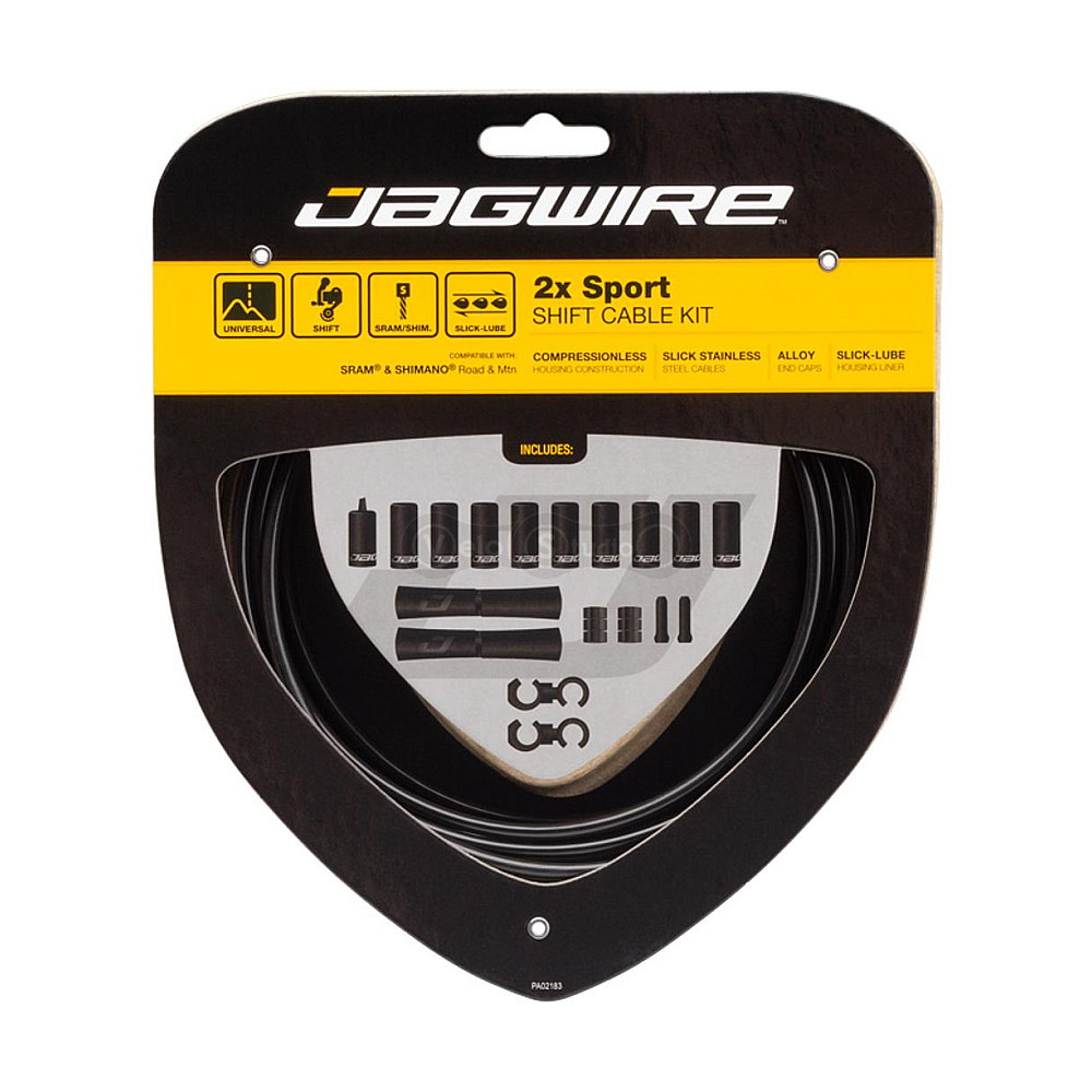 Комплект переключения JAGWIRE 2X Sport Shift Kit UCK302 на две строны, black