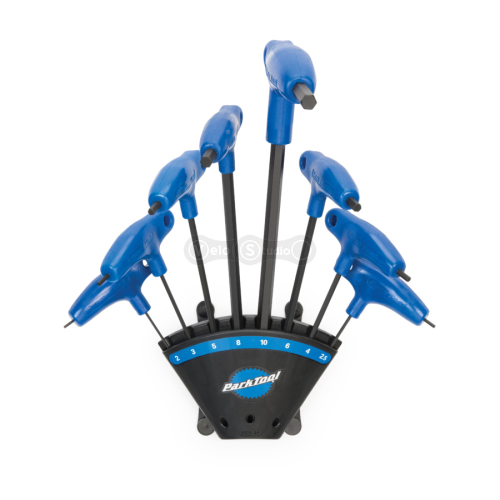 Набор шестигранников Park Tool PH-1.2 с Р-рукояткой, 8шт (2,2.5,3,4,5,6,8,10 мм)