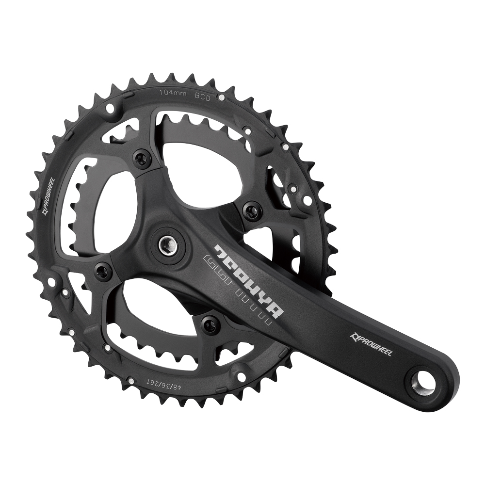Шатуни PROWHEEL ZEPHYR-751 170мм, 48/36T, чорні