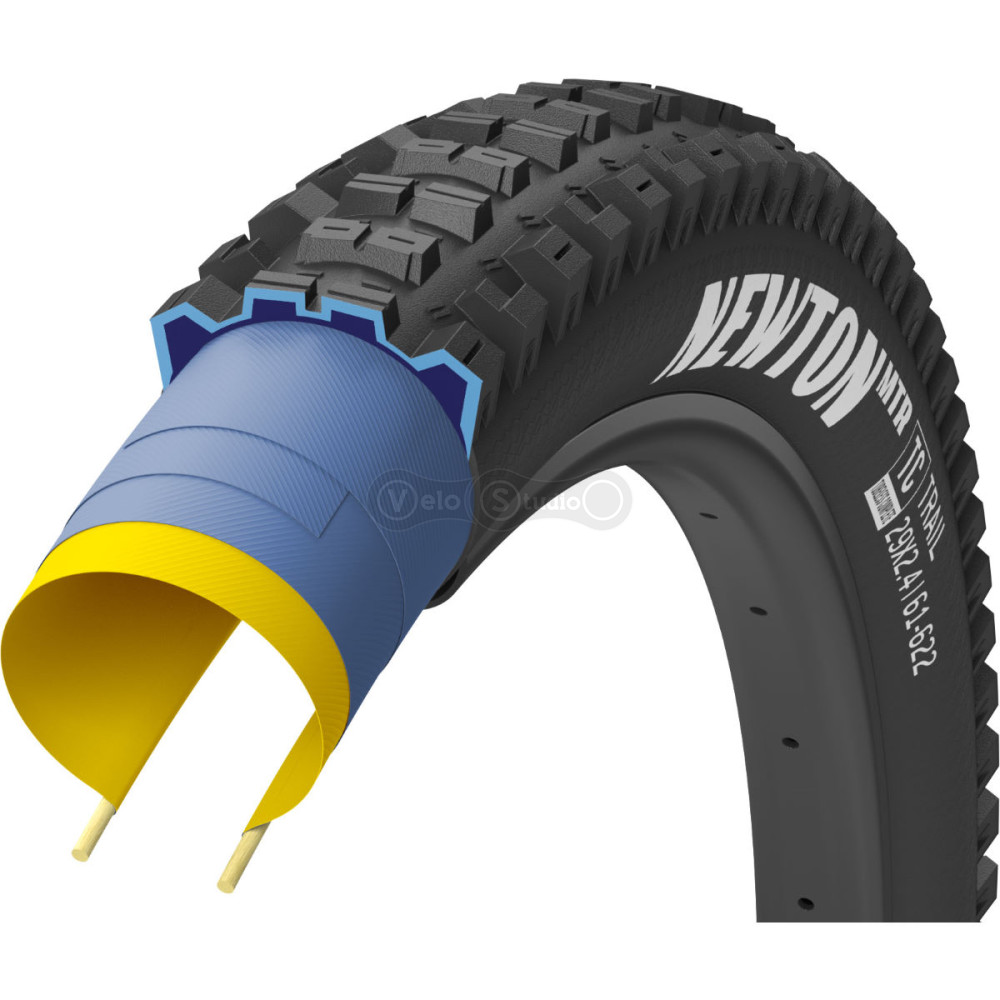 Покришка 29x2.5 (64-622) GoodYear MTF tubeless complete, folding, black, 120tpi