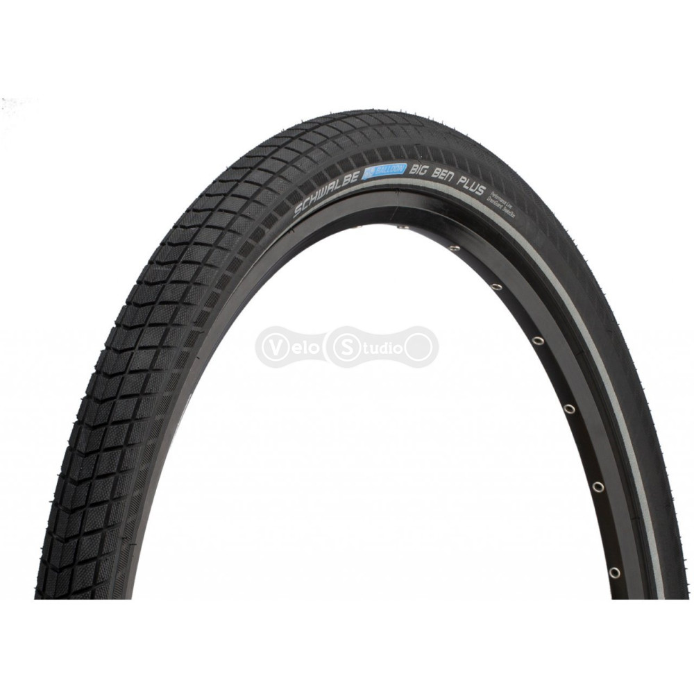 Покрышка 27.5x2.15 650B (55-584) Schwalbe BIG BEN PLUS Perf, GreenGuard, SnakeSkin, B/B-SK+RT HS439 ADDIX 67EPI