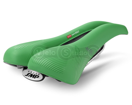 Седло Selle SMP HYBRID зеленое ITALY 275х140 мм