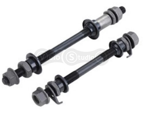 Комплект осей Kenli KL-901, под гайки, перед+зад, 150/190 мм, с конусами/гайками