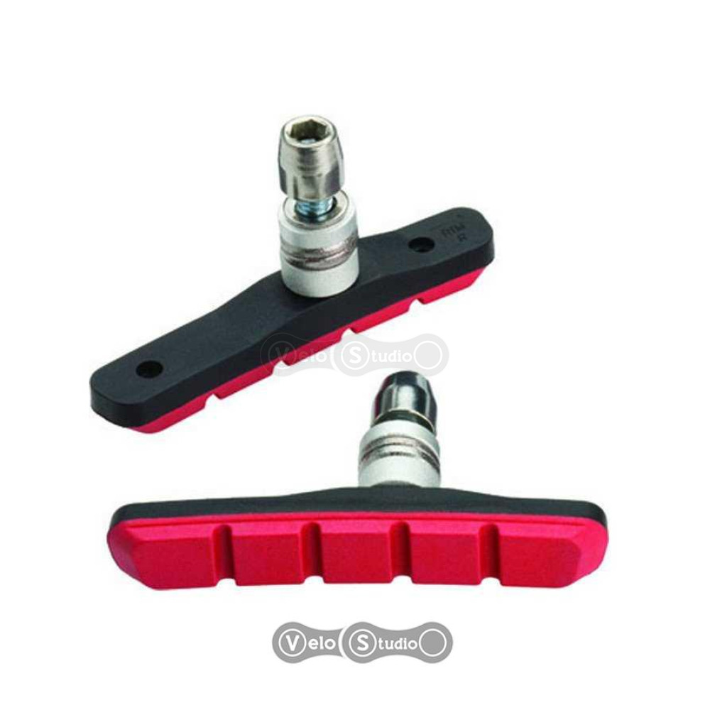 Колодки гальмівні V-BRAKE JAGWIRE червоні