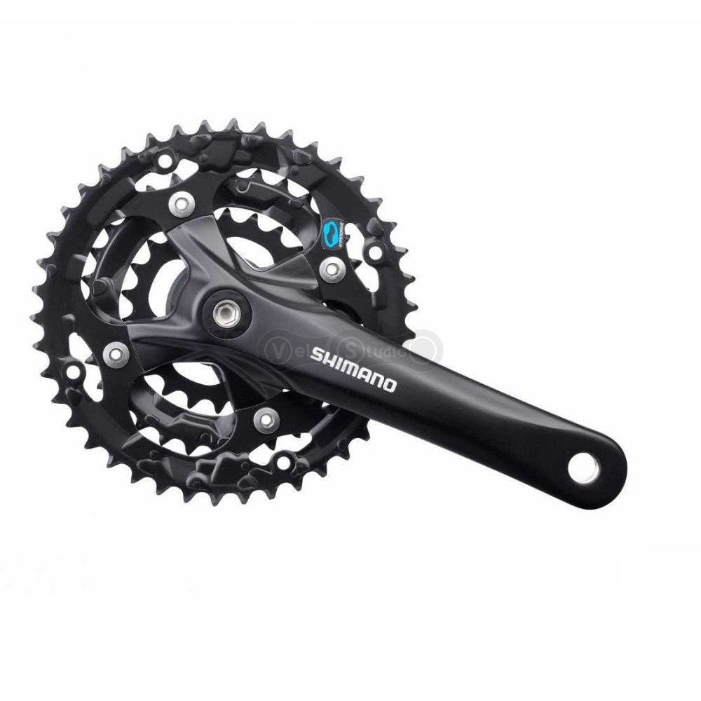 Шатуны Shimano FC-M361 175 мм, 42X32X22 черные
