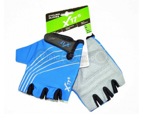 Перчатки детские X17 синие L